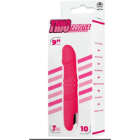 Trio Thruster 3 in 1 Silicone Vibrator Pink